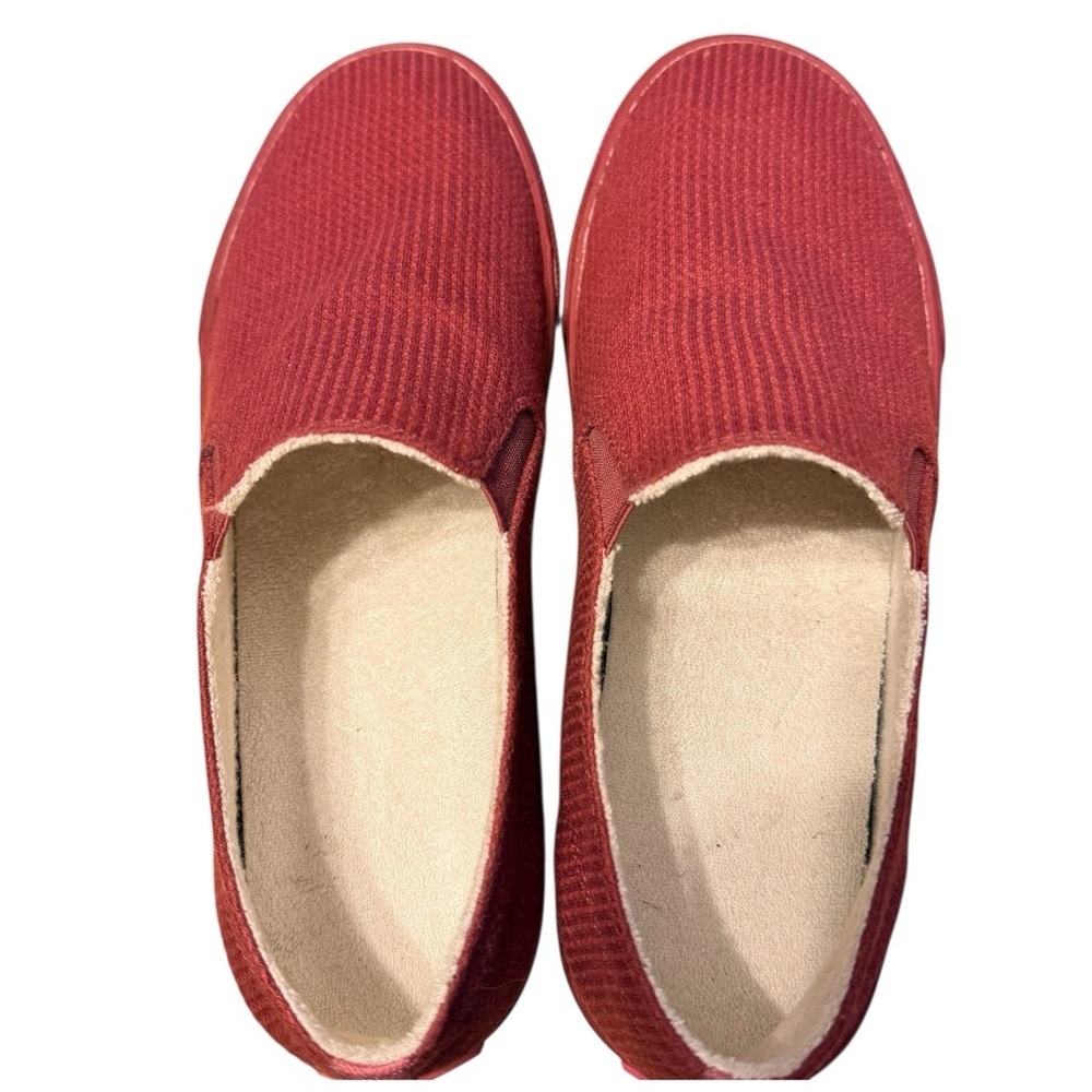 Vionic Groove Slip-On Sneakers Shiraz Red Burgundy Orthotic Sample 7M - Picture 5 of 10